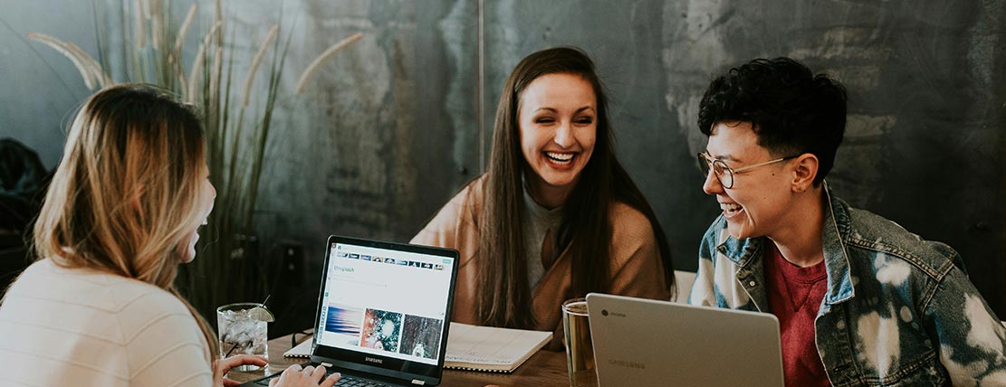 Group of people excited about starting their business