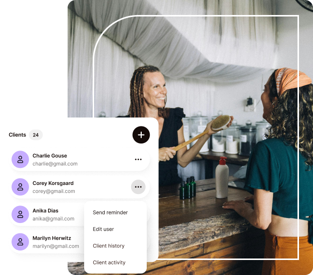 Manage your clients
